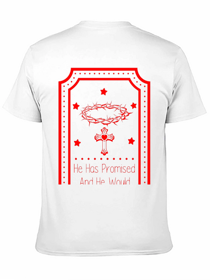 Faith-Inspired Tee: He Has Promised - Christian Graphic T-Shirt