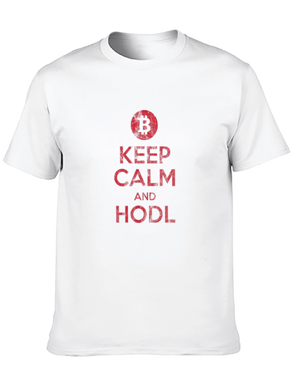 Bitcoin HODL T-Shirt - Keep Calm Crypto Tee