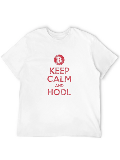 Bitcoin HODL T-Shirt - Keep Calm Crypto Tee