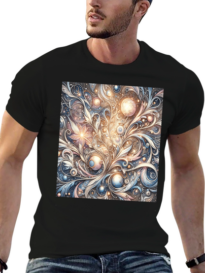 Art Nouveau Swirl T-Shirt: Unique Pattern Tee