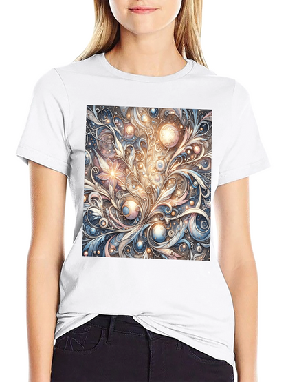 Art Nouveau Swirl T-Shirt: Unique Pattern Tee