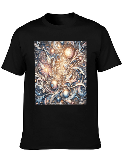 Art Nouveau Swirl T-Shirt: Unique Pattern Tee