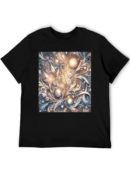Art Nouveau Swirl T-Shirt: Unique Pattern Tee
