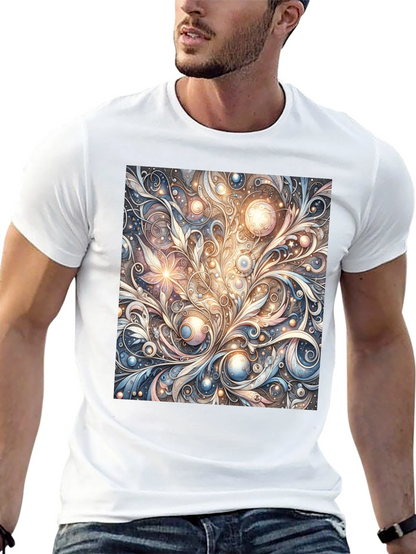 Art Nouveau Swirl T-Shirt: Unique Pattern Tee