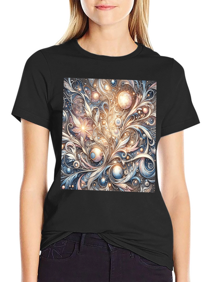 Art Nouveau Swirl T-Shirt: Unique Pattern Tee