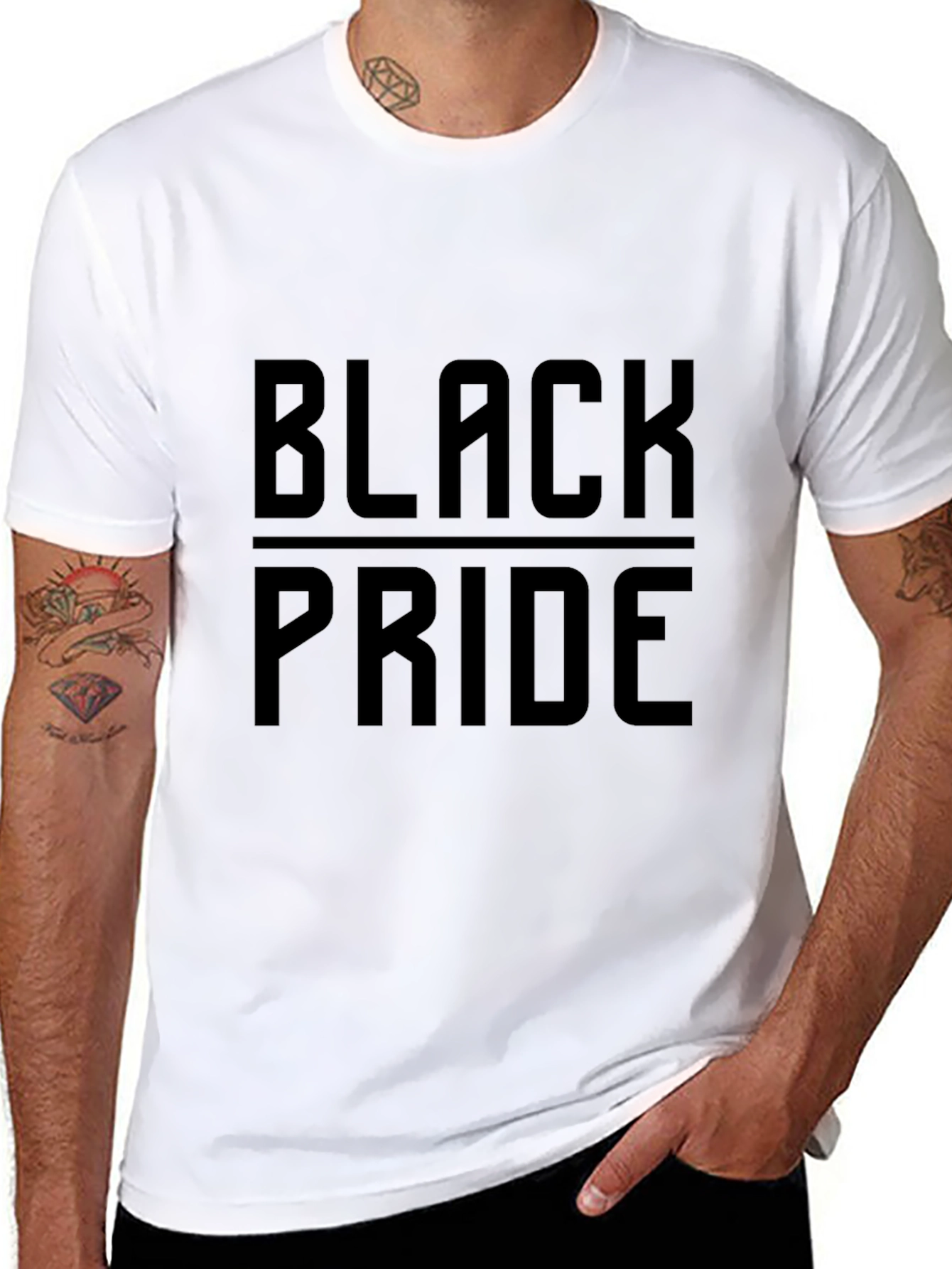 Black Pride Graphic Tee - Stylish Statement Shirt
