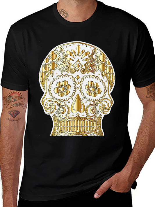 Sugar Skull Graphic Tee - Day of the Dead Shirt