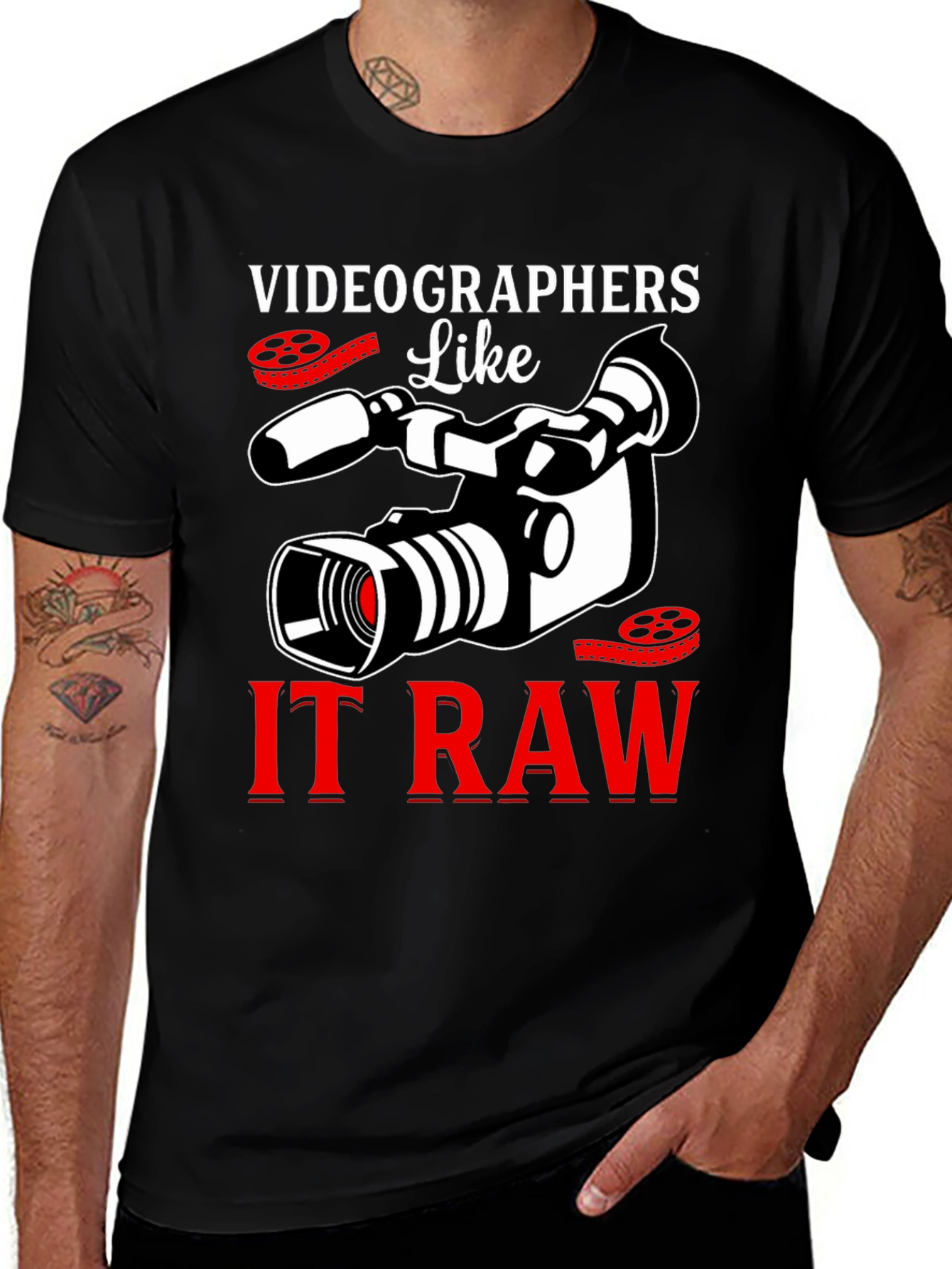 Videographers Like It Raw Graphic T-Shirt