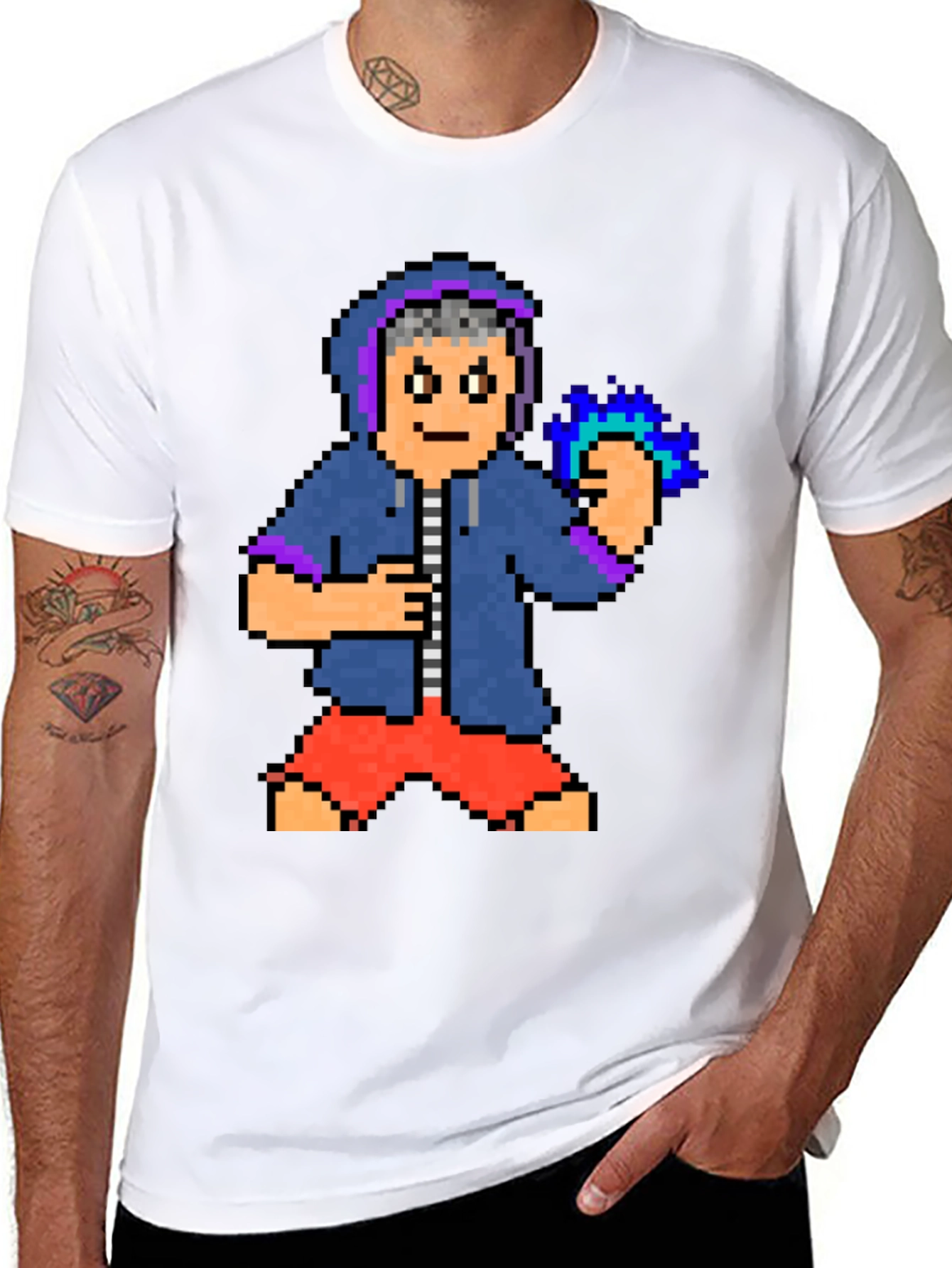 Pixel Art Mage T-Shirt