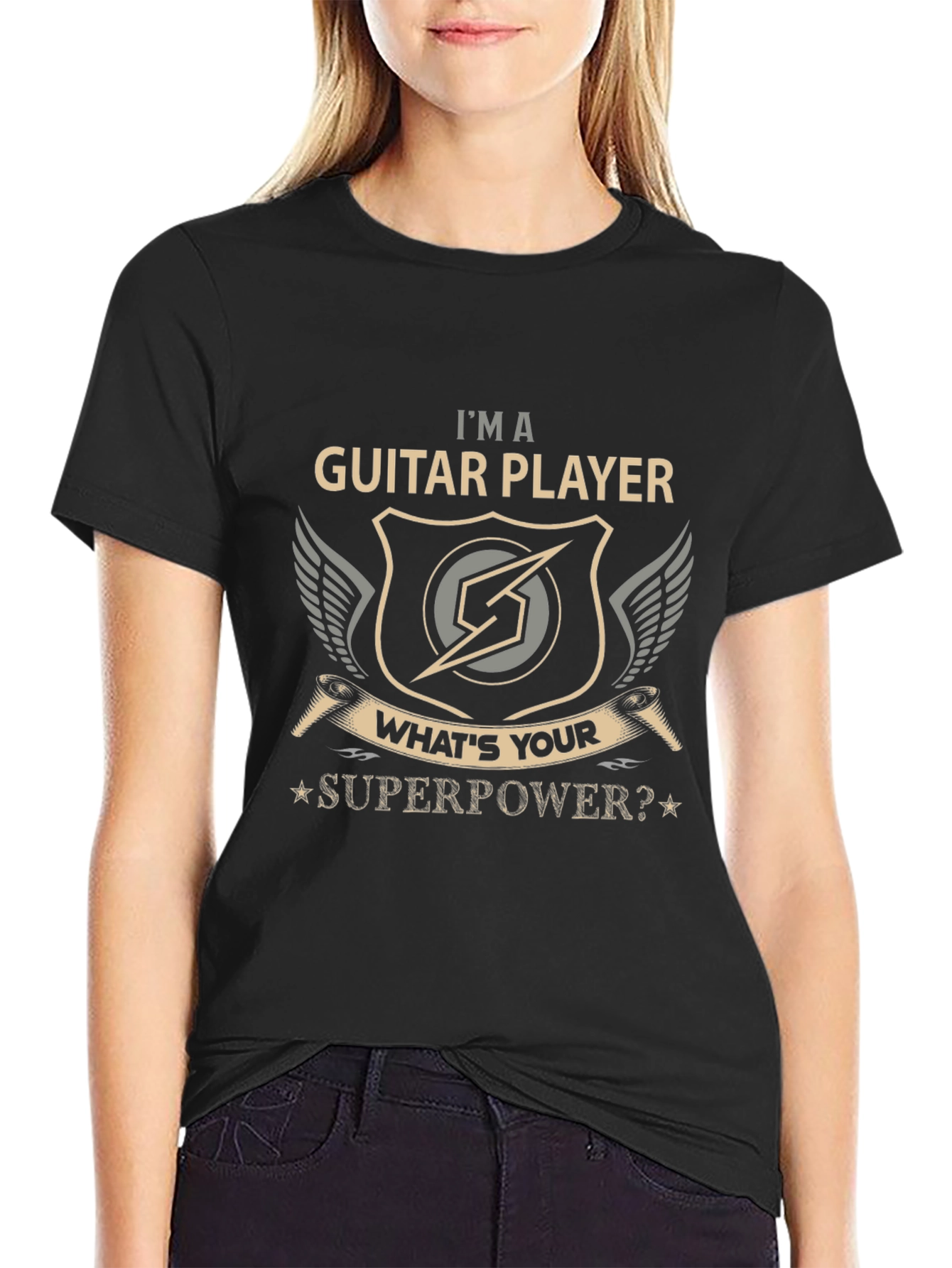 Guitar Player Superpower T-Shirt - Musician Tee