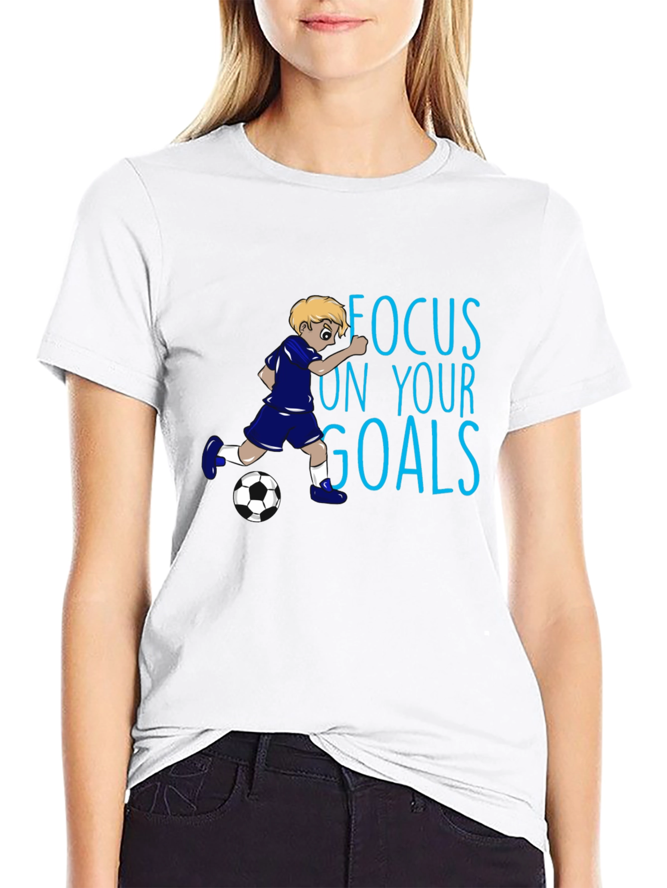 Focus on Your Goals Soccer T-Shirt