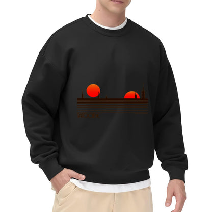 Retro Tatooine Sunset Star Wars Crewneck Sweatshirt