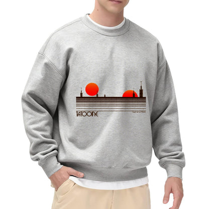 Retro Tatooine Sunset Star Wars Crewneck Sweatshirt