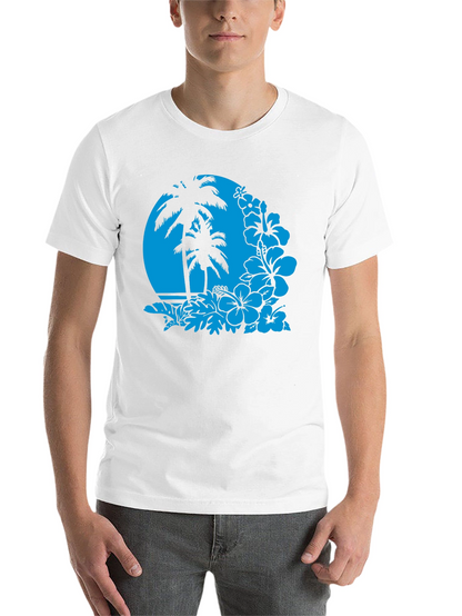 Tropical Paradise Graphic Tee - Black