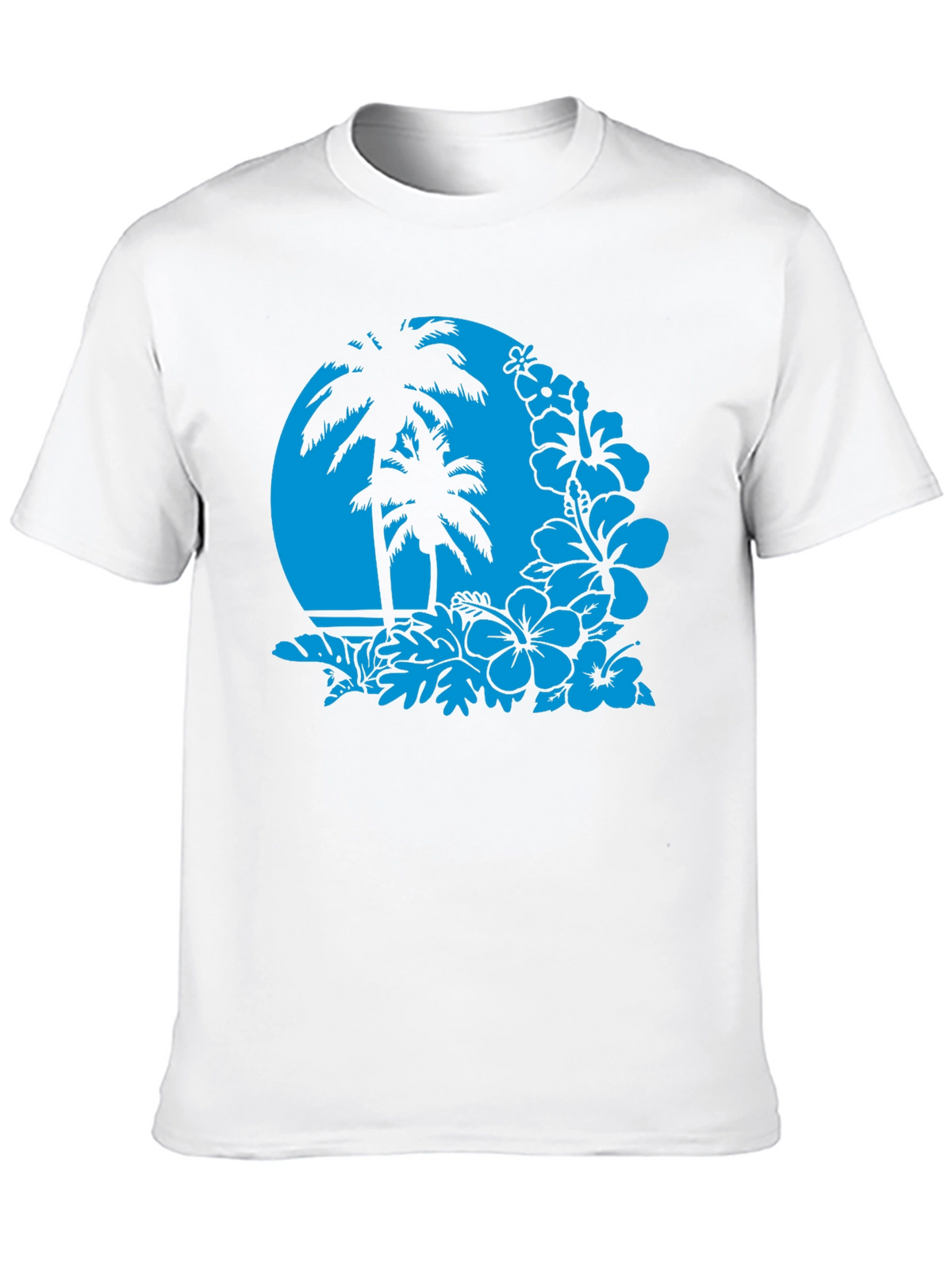 Tropical Paradise Graphic Tee - Black