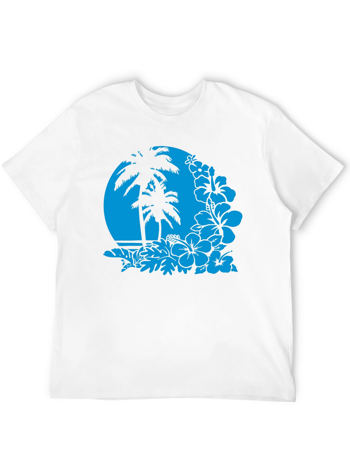 Tropical Paradise Graphic Tee - Black