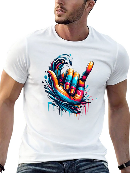 Hang Loose Graphic Tee - Black