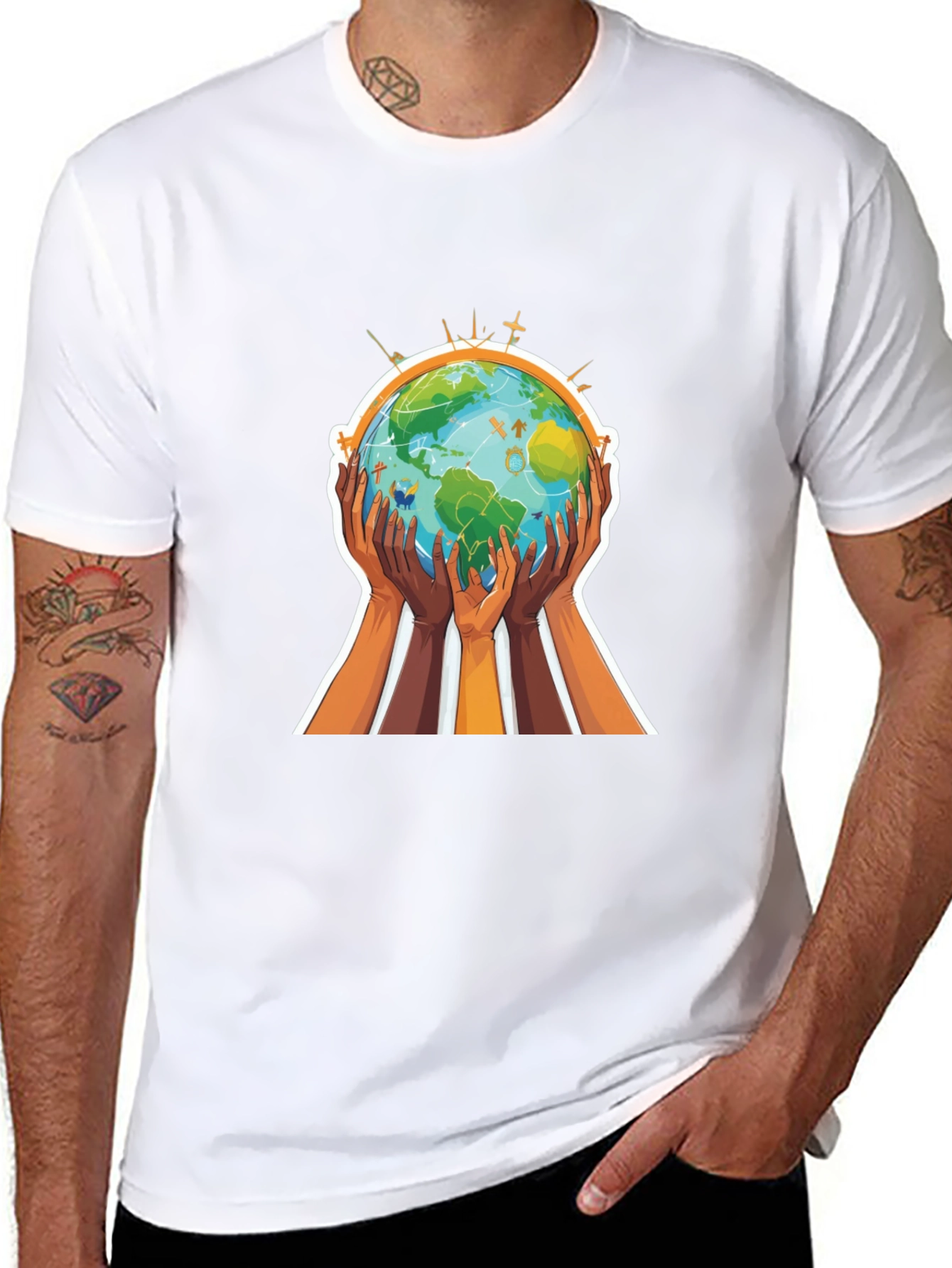 Unity World Graphic Tee - Black