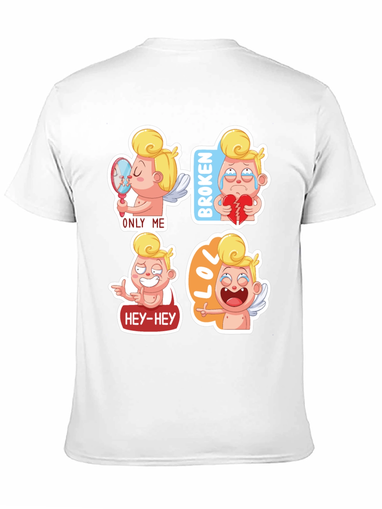 Cupid Emoji T-Shirt - Valentines Day Gift