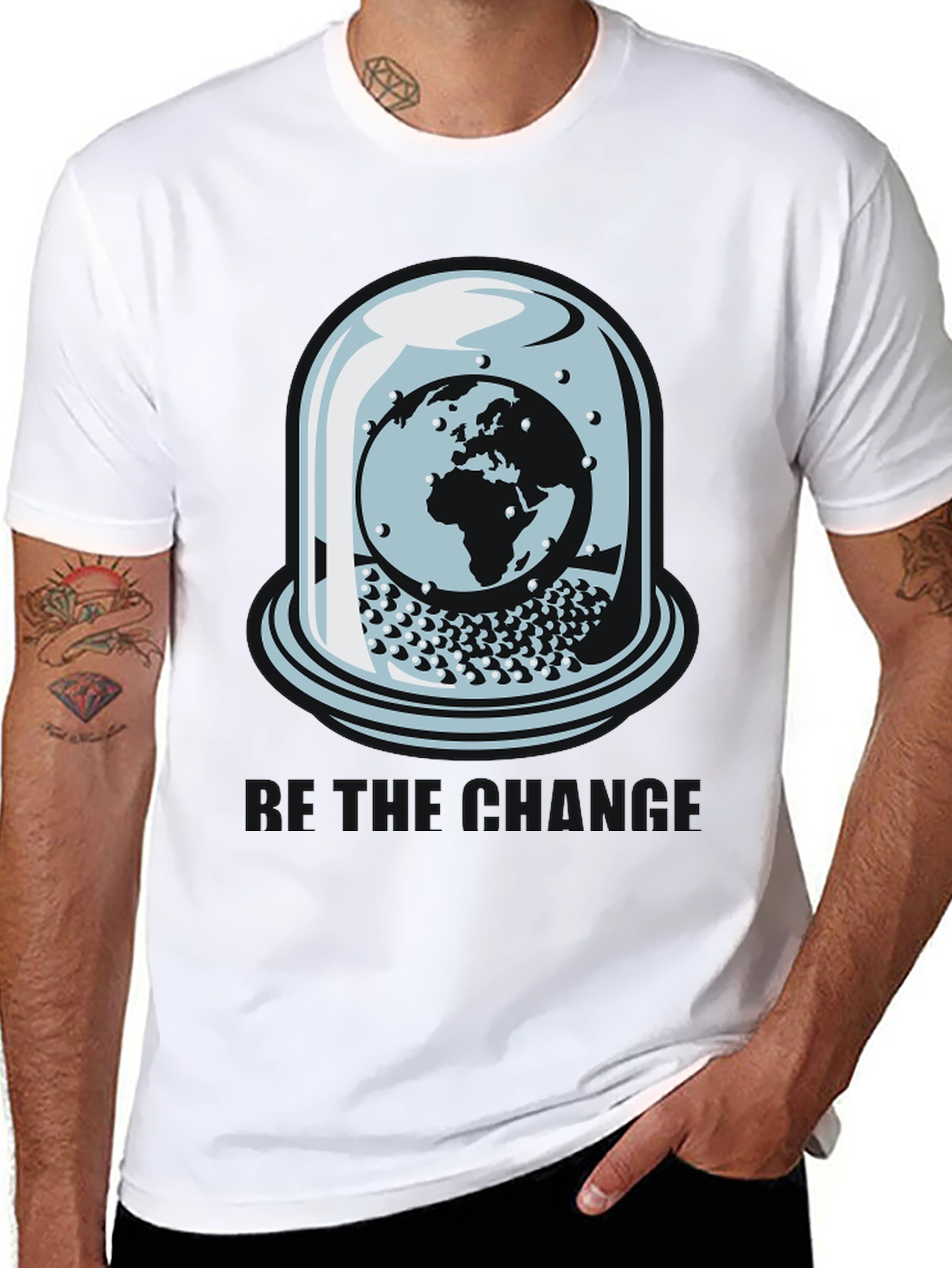 World Under Glass Black T-Shirt