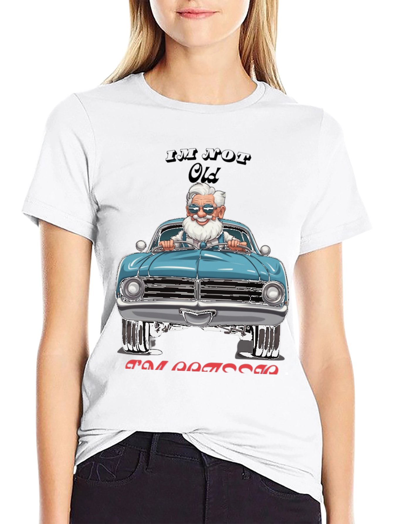 Im Not Old Im Classic Car Graphic Tee
