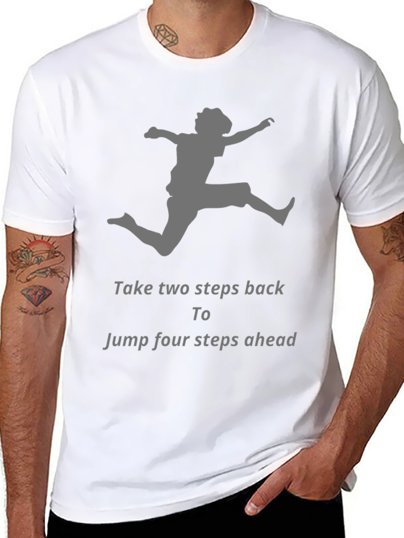 Motivational Jumper Graphic T-Shirt