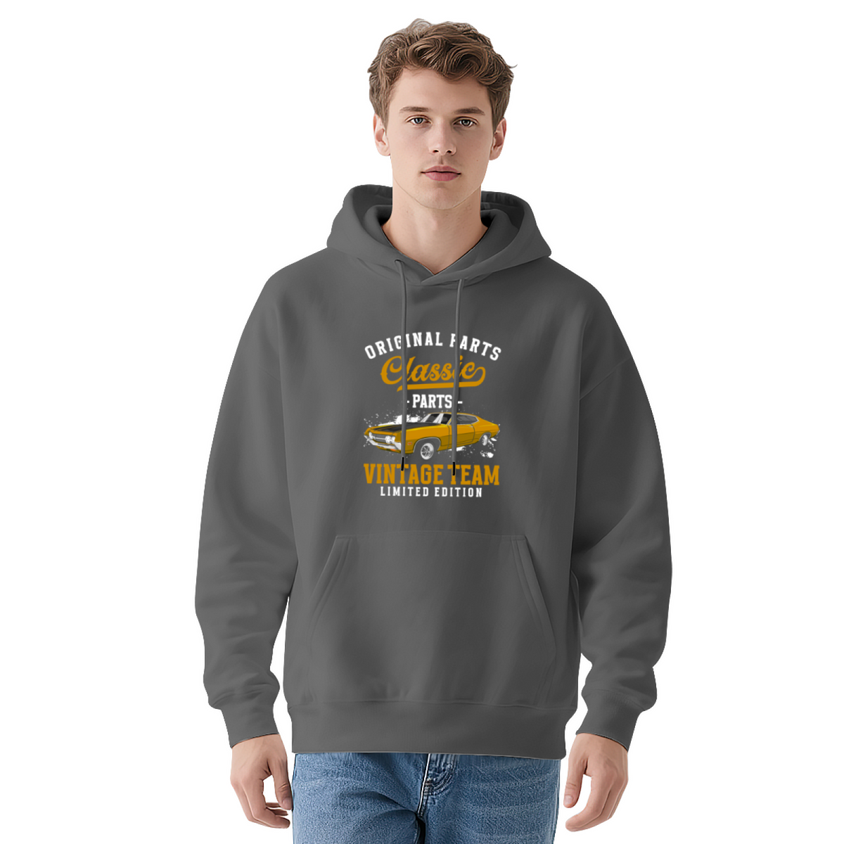 Original Farts Classic Parts Vintage Muscle Car Hoodie
