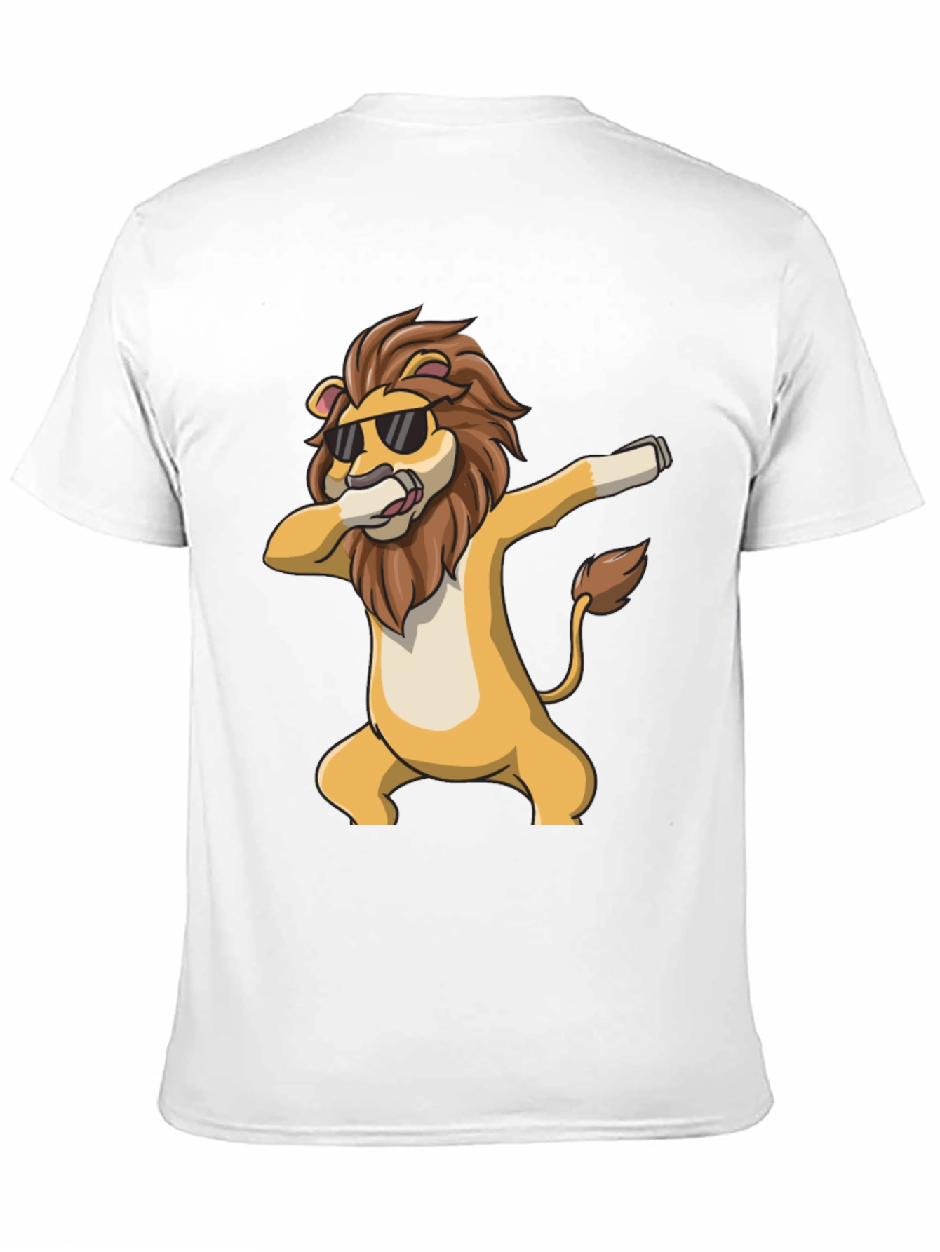 Cool Lion Dabbing Black T-Shirt