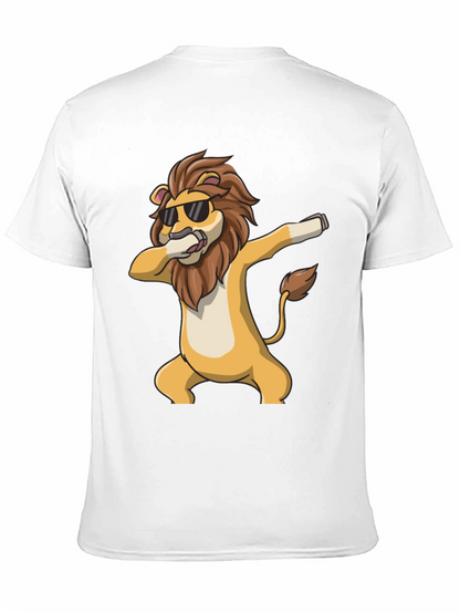 Cool Lion Dabbing Black T-Shirt