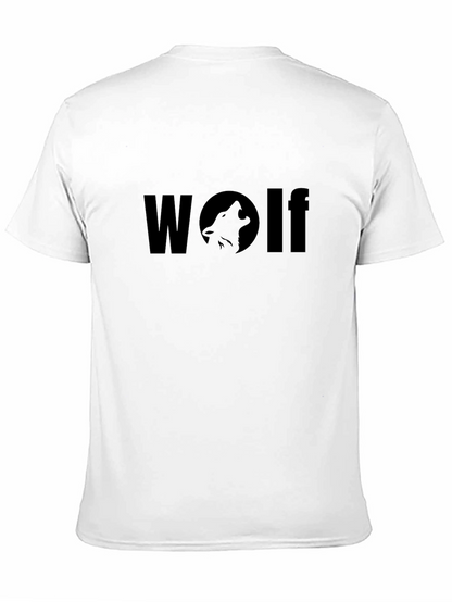 Black Wolf Graphic Tee - Urban Style