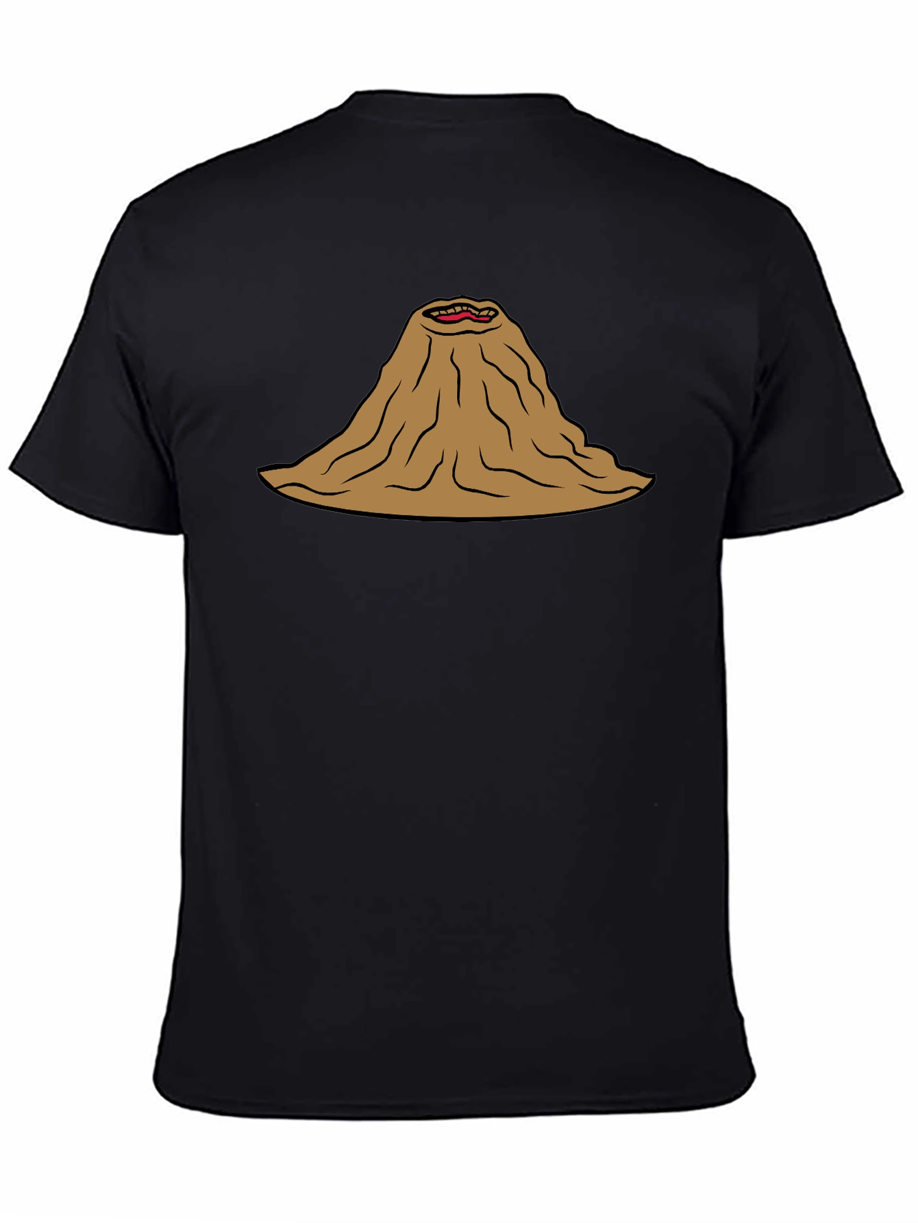 Volcano Mouth T-Shirt Funny Lava Active Humor Tee