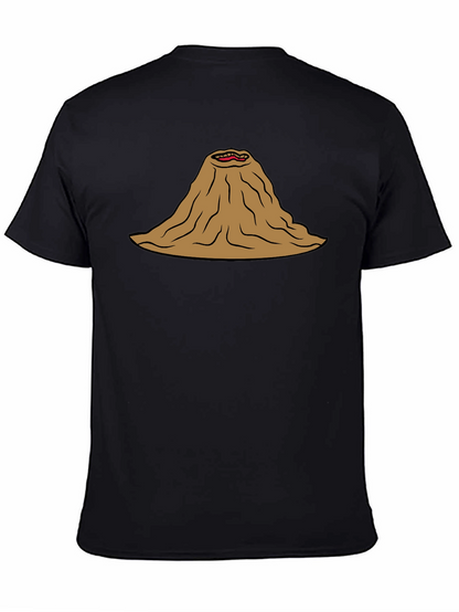 Volcano Mouth T-Shirt Funny Lava Active Humor Tee