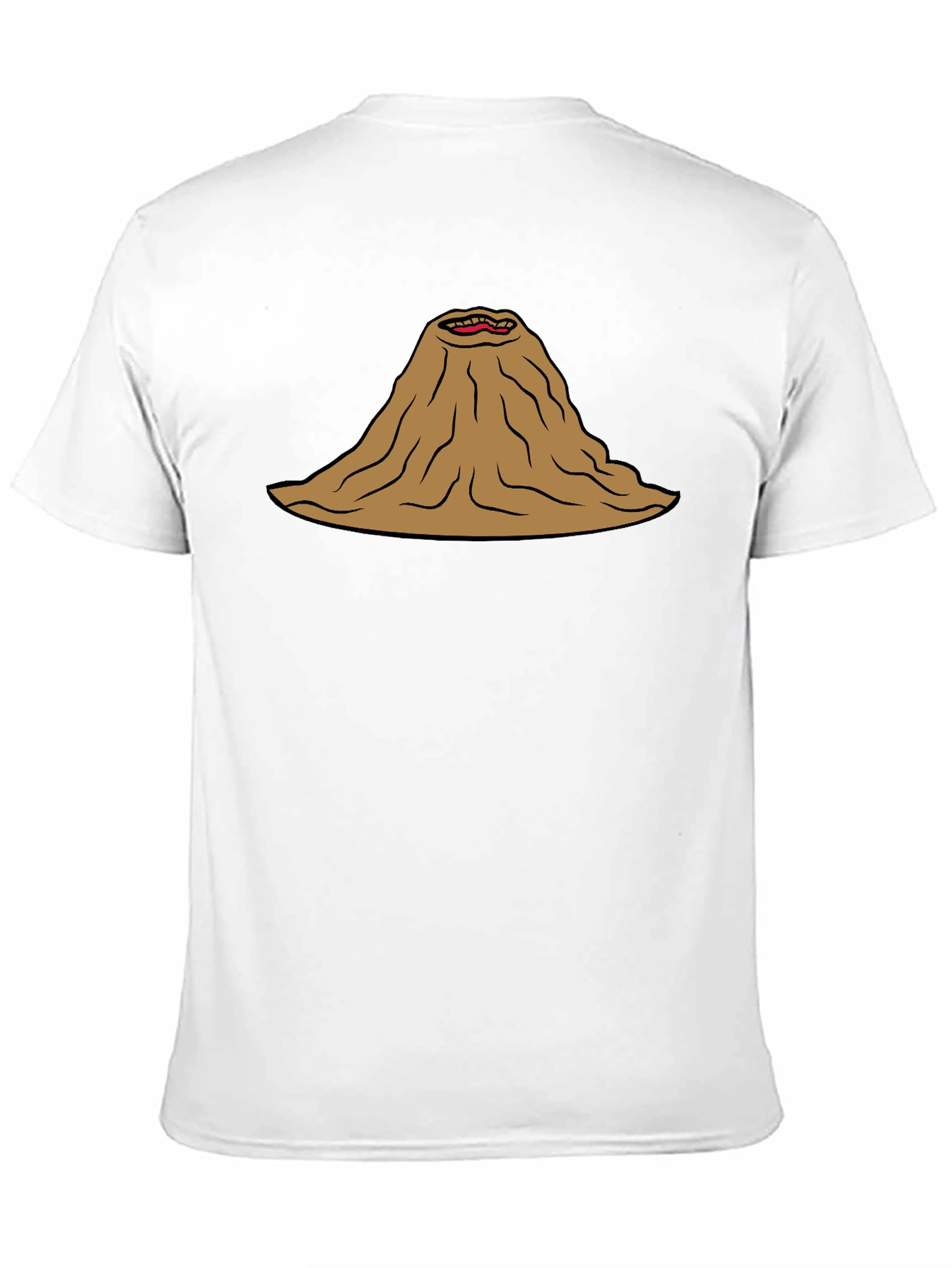 Volcano Mouth T-Shirt Funny Lava Active Humor Tee