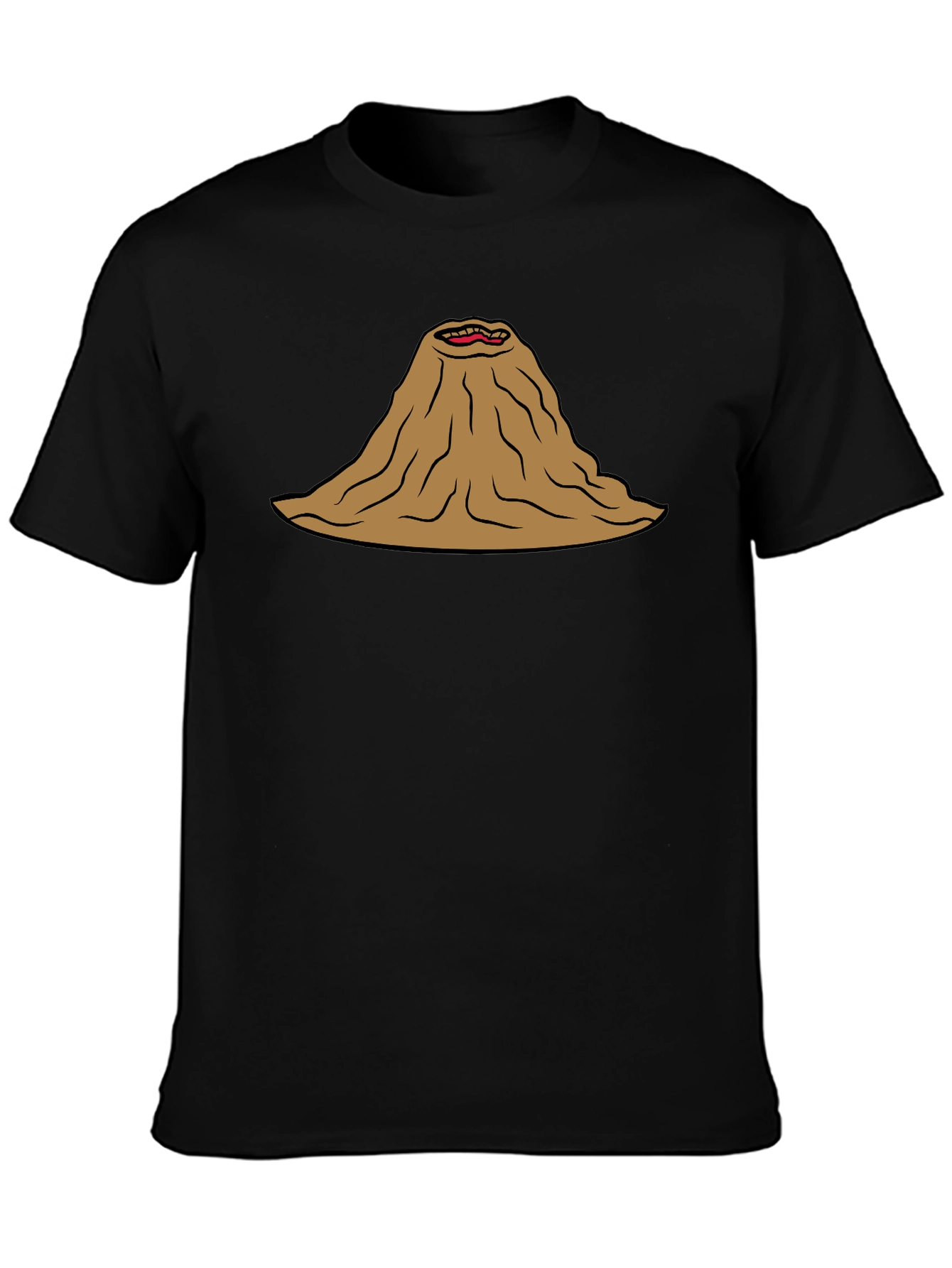 Volcano Mouth T-Shirt Funny Lava Active Humor Tee
