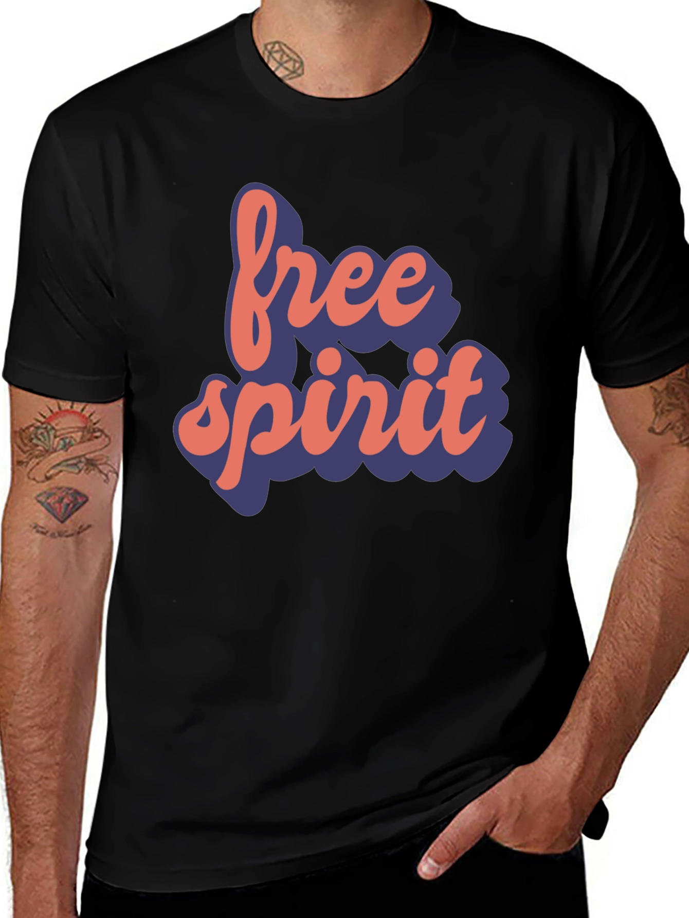 Free Spirit Graphic T-Shirt - Soft Cotton Tee