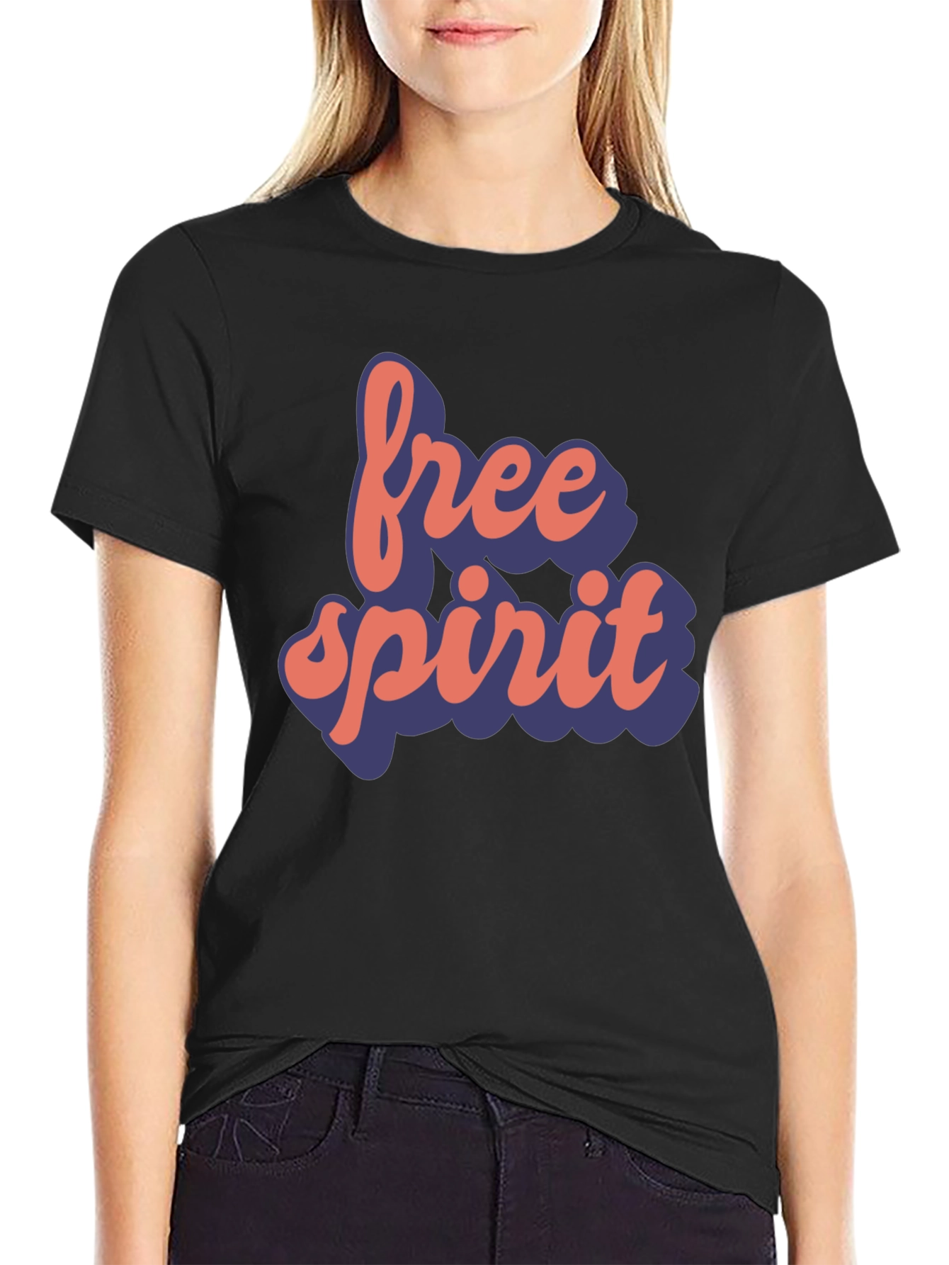 Free Spirit Graphic T-Shirt - Soft Cotton Tee