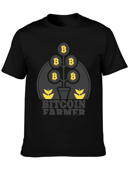 Bitcoin Farmer Graphic T-Shirt