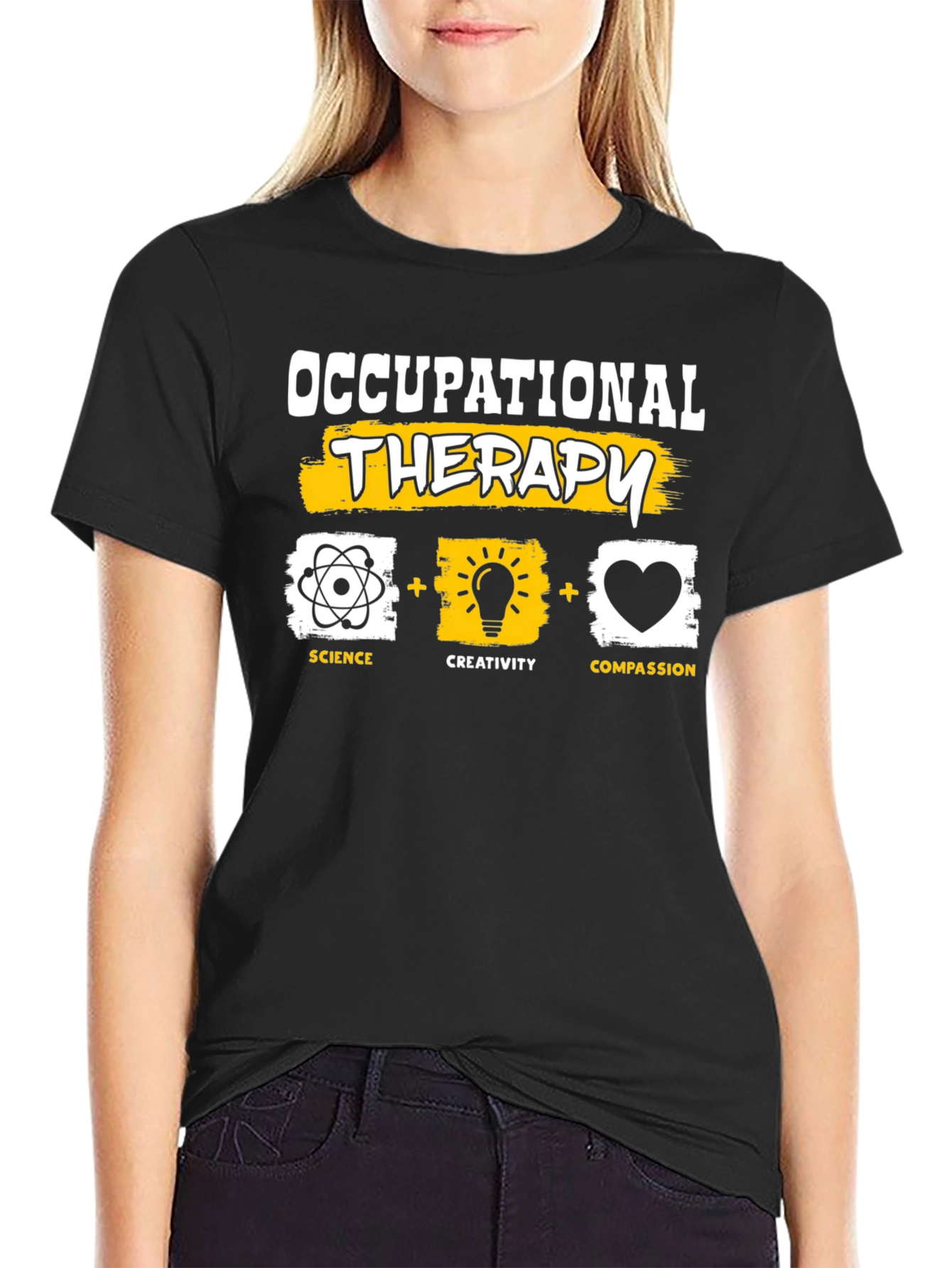 Occupational Therapy T-Shirt - Science Creativity Compassion