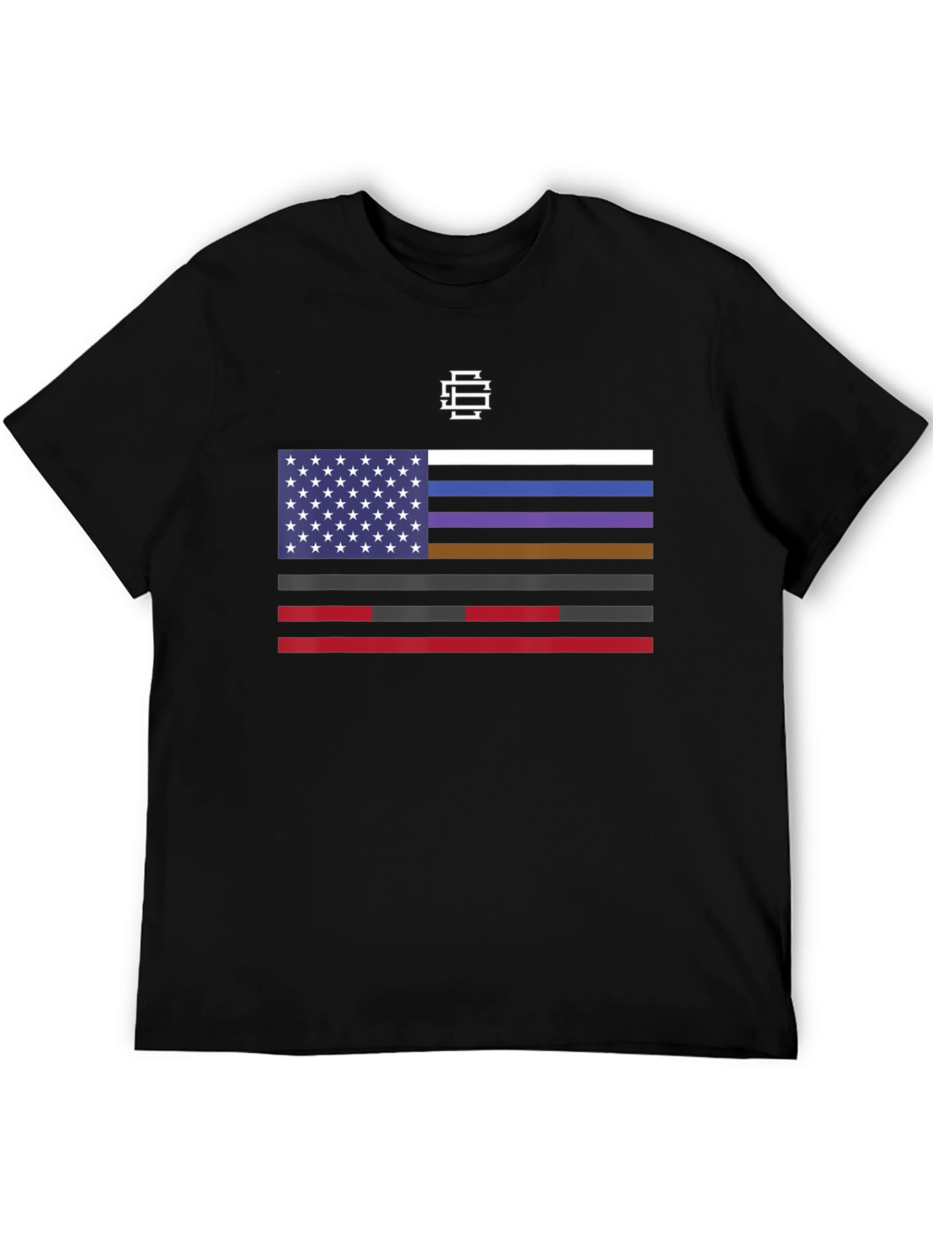 American Jiu Jitsu Flag T-Shirt - BJJ Pride