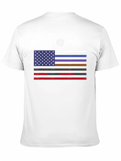 American Jiu Jitsu Flag T-Shirt - BJJ Pride