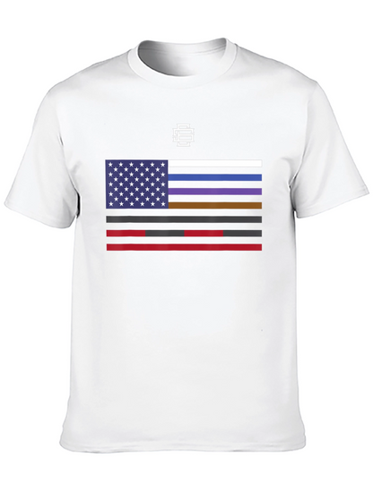 American Jiu Jitsu Flag T-Shirt - BJJ Pride