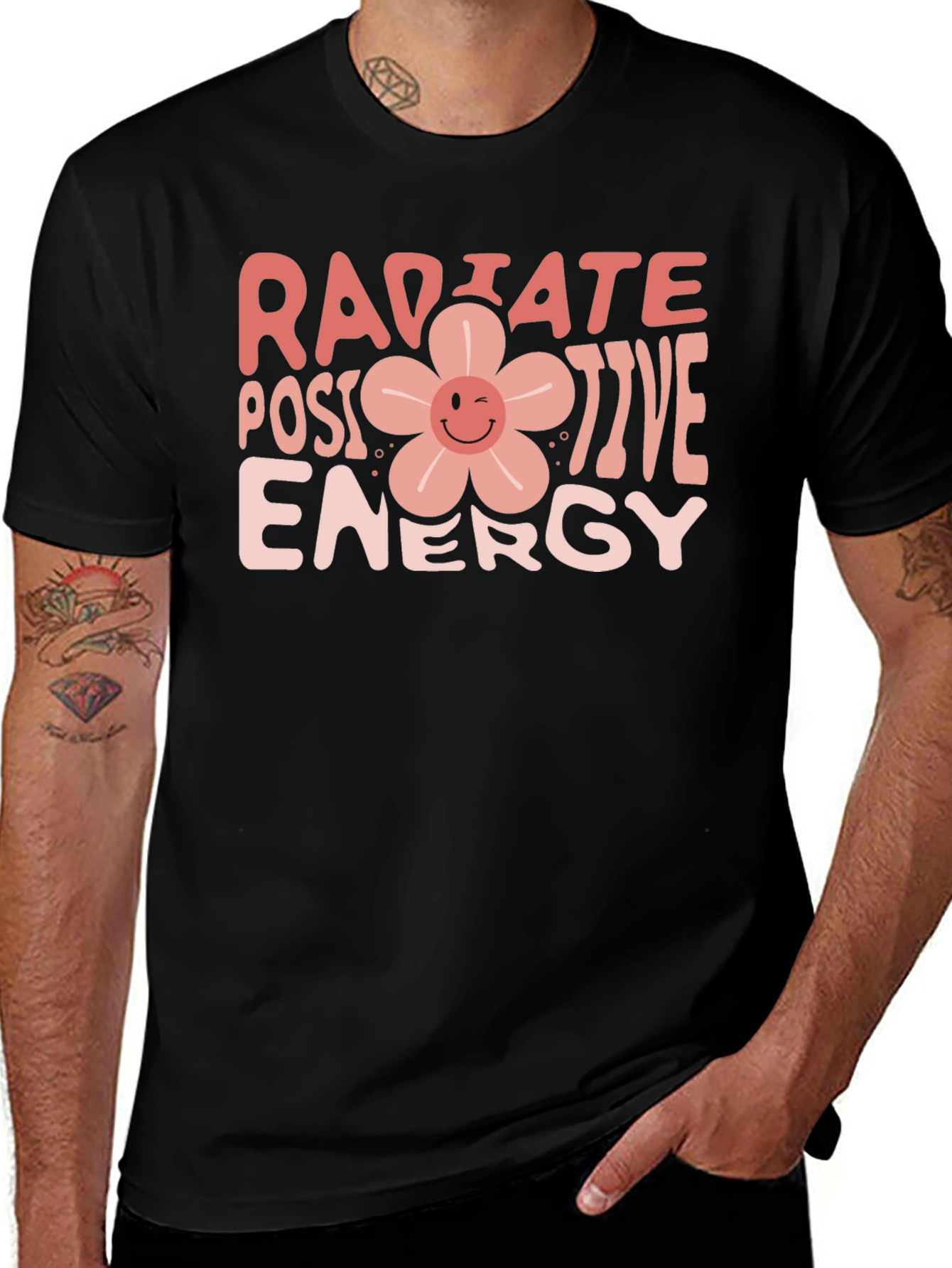 Radiate Positive Energy Graphic Tee