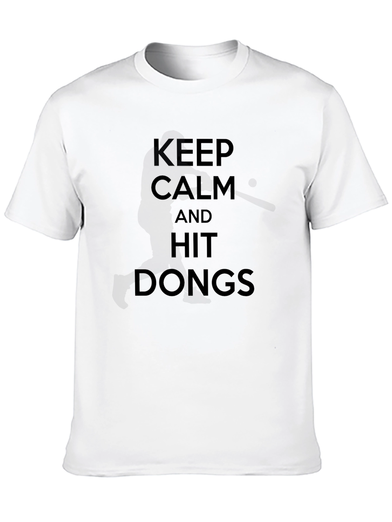 Keep Calm and Hit Dongs Black T-Shirt