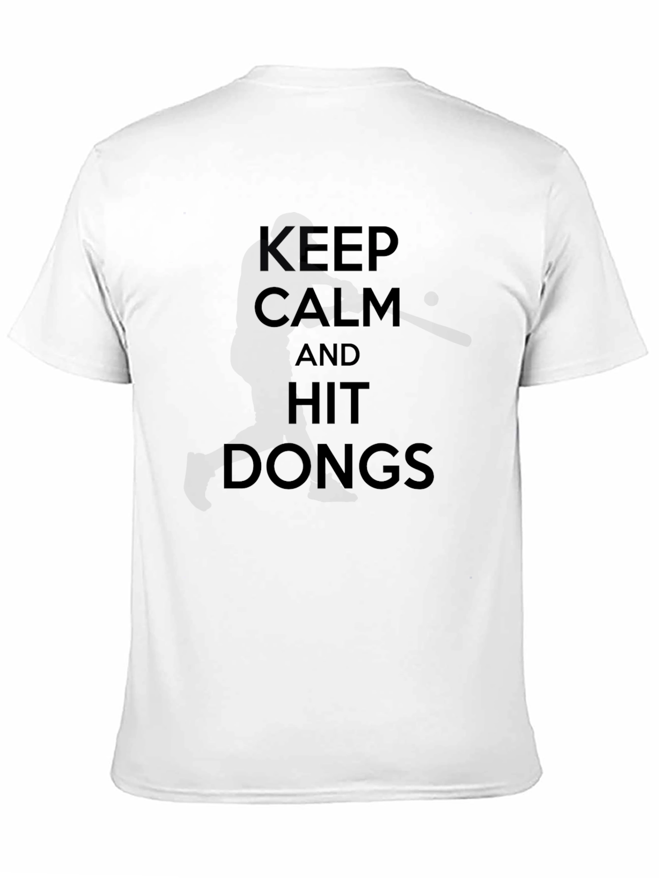 Keep Calm and Hit Dongs Black T-Shirt