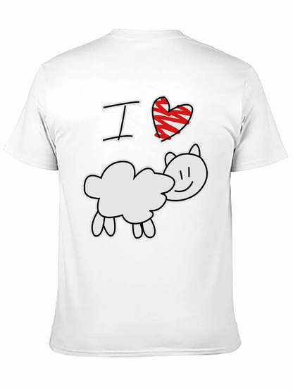 I Love Sheep T-Shirt - Cute Farm Animal Tee