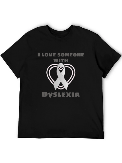 Dyslexia Awareness Ribbon Heart T-Shirt