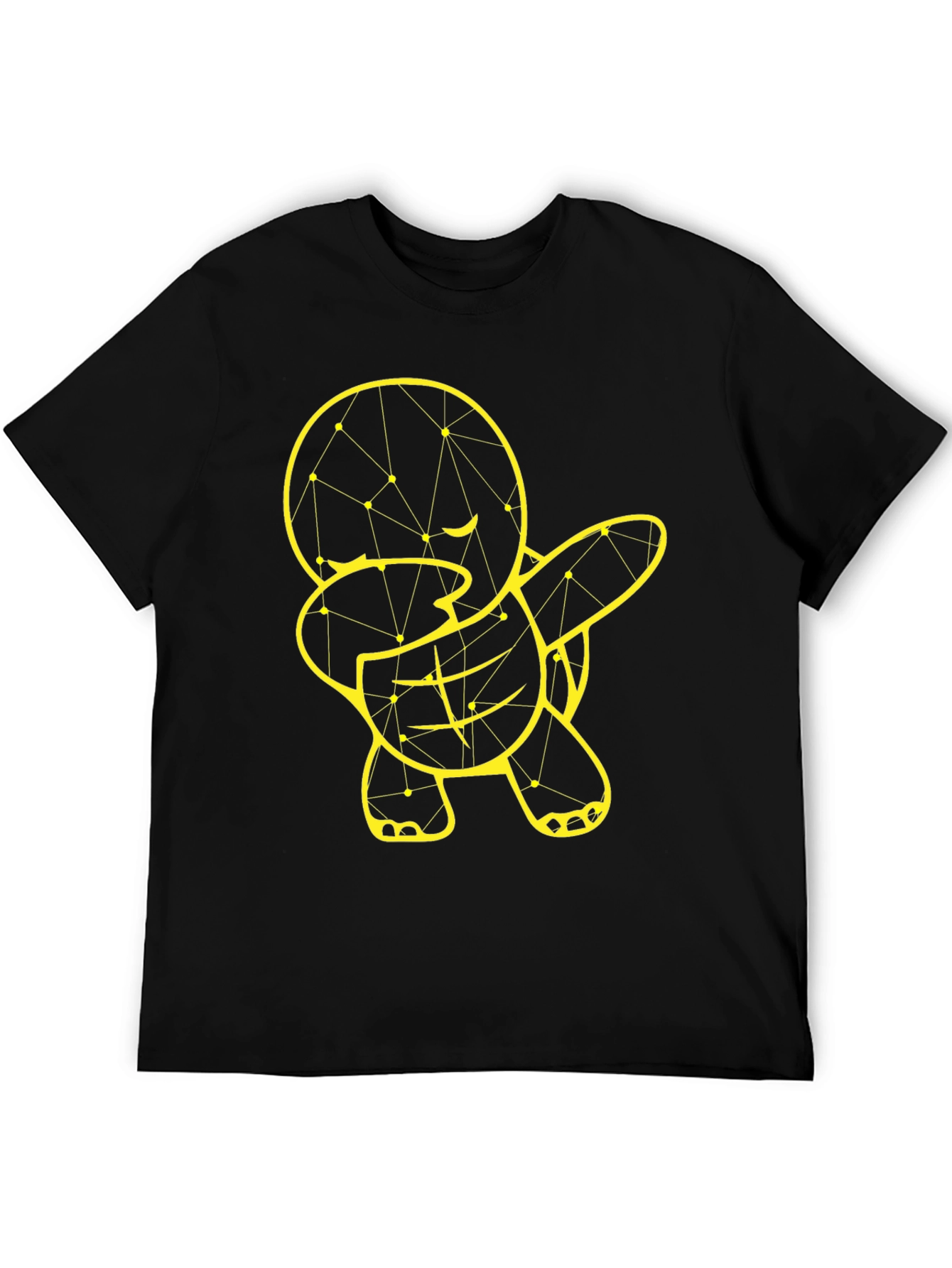 Geometric Turtle Dab T-Shirt - Modern Graphic Tee