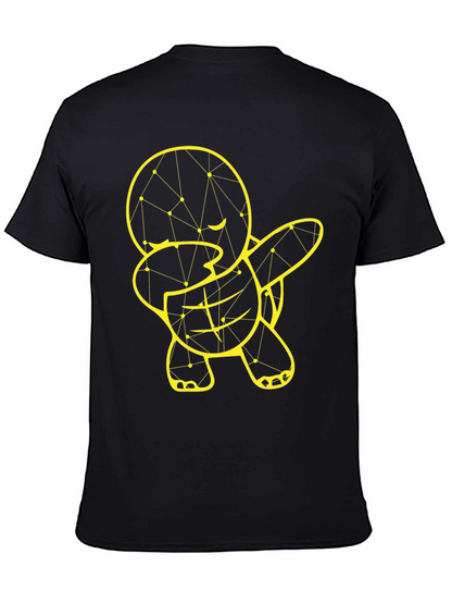 Geometric Turtle Dab T-Shirt - Modern Graphic Tee