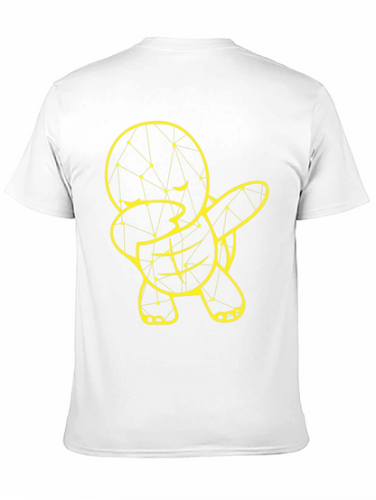 Geometric Turtle Dab T-Shirt - Modern Graphic Tee