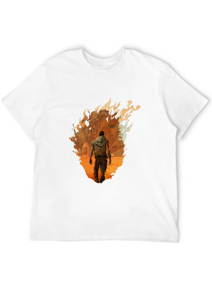 Apocalyptic Survivor Graphic Tee - Black